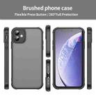 For iPhone 11 Fan Dun Series TPU Hybrid PC Frosted Phone Case(Black) - 2