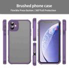 For iPhone 11 Fan Dun Series TPU Hybrid PC Frosted Phone Case(Purple) - 2
