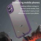 For iPhone 11 Fan Dun Series TPU Hybrid PC Frosted Phone Case(Purple) - 3