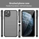 For iPhone 11 Pro Max Fan Dun Series TPU Hybrid PC Frosted Phone Case(Black) - 2