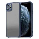 For iPhone 11 Pro Max Fan Dun Series TPU Hybrid PC Frosted Phone Case(Blue) - 1