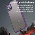 For iPhone 11 Pro Max Fan Dun Series TPU Hybrid PC Frosted Phone Case(Purple) - 3