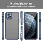 For iPhone 11 Pro Fan Dun Series TPU Hybrid PC Frosted Phone Case(Blue) - 2