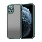 For iPhone 11 Pro Fan Dun Series TPU Hybrid PC Frosted Phone Case(Green) - 1