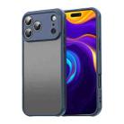 For iPhone 17 Pro Max Fan Dun Series TPU Hybrid PC Frosted Phone Case(Blue) - 1