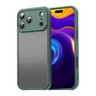 For iPhone 17 Pro Max Fan Dun Series TPU Hybrid PC Frosted Phone Case(Green) - 1