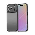 For iPhone 17 Pro Fan Dun Series TPU Hybrid PC Frosted Phone Case(Black) - 1
