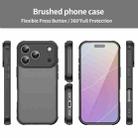 For iPhone 17 Pro Fan Dun Series TPU Hybrid PC Frosted Phone Case(Black) - 2