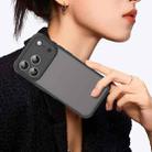 For iPhone 17 Pro Fan Dun Series TPU Hybrid PC Frosted Phone Case(Black) - 3