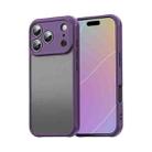 For iPhone 17 Pro Fan Dun Series TPU Hybrid PC Frosted Phone Case(Purple) - 1
