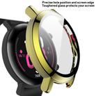 For Huawei Watch GT2 42mm 2 in 1  Tempered Glass Screen Protector + Fully Plating PC Case(Golden) - 3