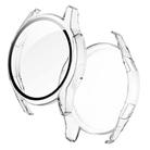 For Huawei Watch GT2 46mm 2 in 1  Tempered Glass Screen Protector + Fully Plating PC Case(Transparent) - 1