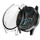 For Huawei Watch GT2 46mm 2 in 1  Tempered Glass Screen Protector + Fully Plating PC Case(Transparent) - 2