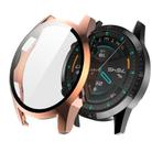 For Huawei Watch GT2 46mm 2 in 1  Tempered Glass Screen Protector + Fully Plating PC Case(Rose Gold) - 2