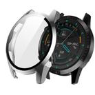 For Huawei Watch GT2 46mm 2 in 1  Tempered Glass Screen Protector + Fully Plating PC Case(Silver) - 2