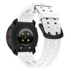 For Polar Vantage M3 Double Buckle Silicone Sport Watch Band(White) - 2