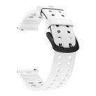 For Polar Vantage M3 Double Buckle Silicone Sport Watch Band(White) - 3