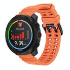 For Polar Vantage M3 Double Buckle Silicone Sport Watch Band(Orange) - 1