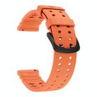 For Polar Vantage M3 Double Buckle Silicone Sport Watch Band(Orange) - 3