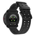For Polar Vantage M3 Double Buckle Silicone Sport Watch Band(Black) - 2
