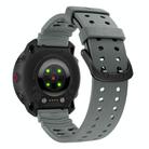 For Polar Vantage M3 Double Buckle Silicone Sport Watch Band(Space Grey) - 2