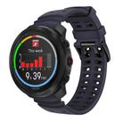 For Polar Vantage M3 Double Buckle Silicone Sport Watch Band(Midnight Blue) - 1