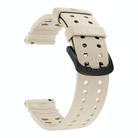 For Polar Vantage M3 Double Buckle Silicone Sport Watch Band(Starlight) - 3