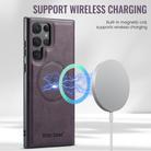 For Samsung Galaxy S25 Ultra 5G Fierre Shann FS-027 Cowhide Texture MagSafe Magnetic Phone Case(Purple) - 3