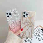 For iPhone 12 mini Gilding Pattern Soft TPU Protective Case(Leaves) - 5