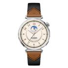 For Huawei Watch GT 5 41mm Quick Release Button Hybrid Braid Watch Band(Black Brown) - 3
