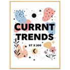 Current Trends Decorative Painting with Aluminum Alloy Frame Print On Your Demand, Size:15x20cm - 1