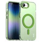 For iPhone 16e IMAK Candy Series Shockproof MagSafe Phone Case(Green) - 1
