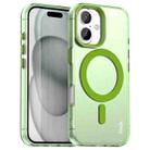 For iPhone 16 Plus IMAK Candy Series Shockproof MagSafe Phone Case(Green) - 1
