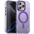 For iPhone 16 Pro IMAK Candy Series Shockproof MagSafe Phone Case(Purple) - 1