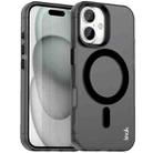 For iPhone 17 IMAK Candy Series Shockproof MagSafe Phone Case(Black) - 1