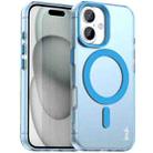 For iPhone 17 IMAK Candy Series Shockproof MagSafe Phone Case(Blue) - 1