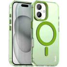 For iPhone 17 IMAK Candy Series Shockproof MagSafe Phone Case(Green) - 1
