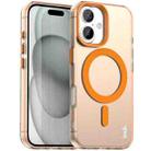 For iPhone 17 IMAK Candy Series Shockproof MagSafe Phone Case(Orange) - 1