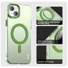 For iPhone 15 IMAK Candy Series Shockproof MagSafe Phone Case(Green) - 2