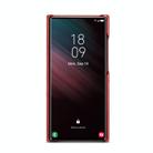 For Samsung Galaxy S25 Ultra 5G Fierre Shann Retro Oil Wax Texture Card Slots PU Leather Phone Case(Red) - 3