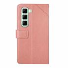 For Infinix Hot 50 4G Y-shaped Pattern Flip Leather Phone Case(Pink) - 3
