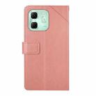 For Infinix Hot 50i 4G Y-shaped Pattern Flip Leather Phone Case(Pink) - 3