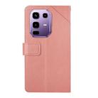 For Infinix Note 50s 5G Y-shaped Pattern Flip Leather Phone Case(Pink) - 3