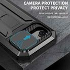 For iPhone 16e Sliding Camera IP68 Waterproof Holder Phone Case(Black) - 3