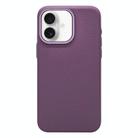 For iPhone 16 Litchi Texture TPU Phone Case(Purple) - 1