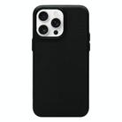 For iPhone 15 Pro Max Litchi Texture TPU Phone Case(Black) - 1