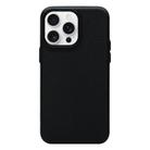 For iPhone 13 Pro Max Litchi Texture TPU Phone Case(Black) - 1