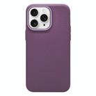 For iPhone 11 Pro Max Litchi Texture TPU Phone Case(Purple) - 1