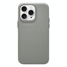 For iPhone 11 Pro Max Litchi Texture TPU Phone Case(Grey) - 1