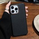 For iPhone 11 Litchi Texture TPU Phone Case(Black Orange) - 2